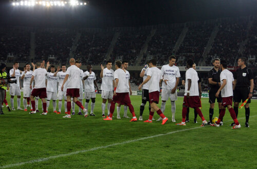 Meciul dintre U Cluj şi CFR s-a rejucat ieri seară
