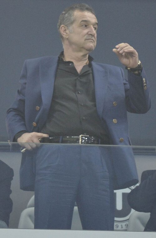 Gigi Becali a fost foarte dezamăgit să asiste la golul de titlu al lui Cadu