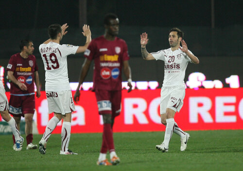 Stefan Grigorie a dat un gol și o pasă de gol în meciul cîștigat de Rapid cu CFR, scor 5-0