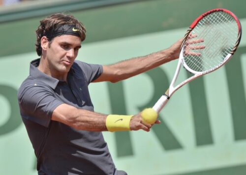 Roger Federer a cîştigat primul meci de la Roland Garros Foto: Raed Krishan