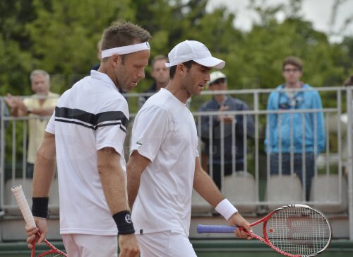Horia Tecău şi Robert Lindstedt au fost eliminaţi foto: Raed Krishan