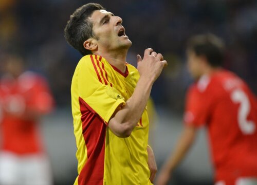 Daniel Niculae a ratat două mari ocazii pentru România, în remiza, 0-0, cu Austria