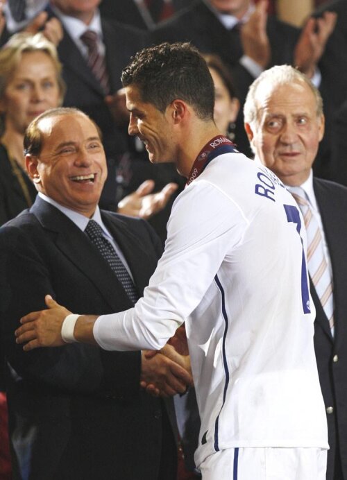 Berlusconi visează să-l vadă pe Ronaldo în tricoul Milanului