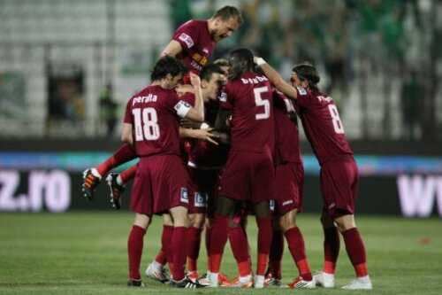 CFR Cluj a terminat pe primul loc şi va evolua în preliminariile Ligii Campionilor