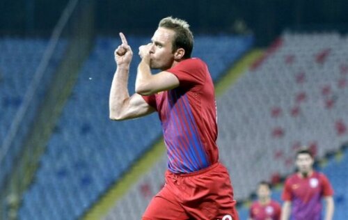 Martinovici e la Steaua din 2010, cînd a sosit de la Pandurii