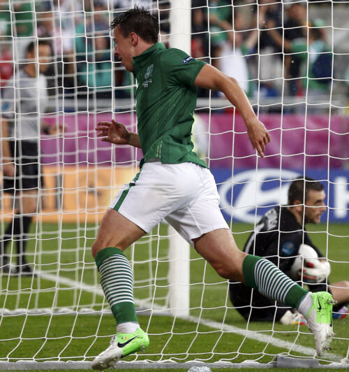 St Ledger a marcat primul gol al Irlandei la Euro