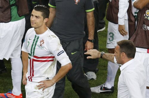 Așa arăta Ronaldo după insuccesul cu Spania (foto: Reuters)