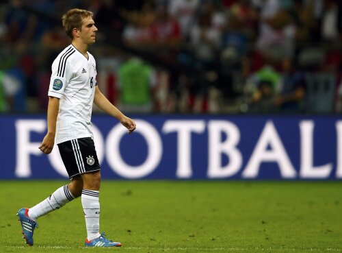 Philipp Lahm, căpitanul unei echipe învinse // Foto: Reuters