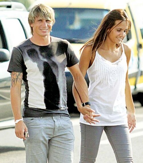 Ciprian Deac, alături de iubita sa. // Foto: click.ro