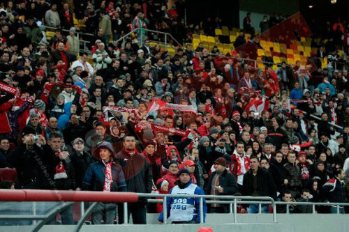 Fanii dinamoviști nu se înghesuie să vină la meciul cu CFR