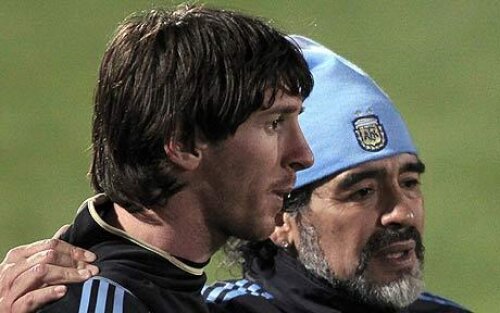 Messi și Maradona, o rivalitate peste timp