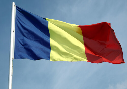 Drapelul României.