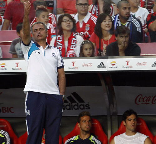 Mourinho a reacţionat agresiv după înfrîngerea cu Benfica