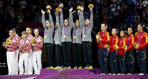 SUA, Rusia şi România. Acesta a fost podiumul la gimnastică la Jocurile Olimpice din acest an.