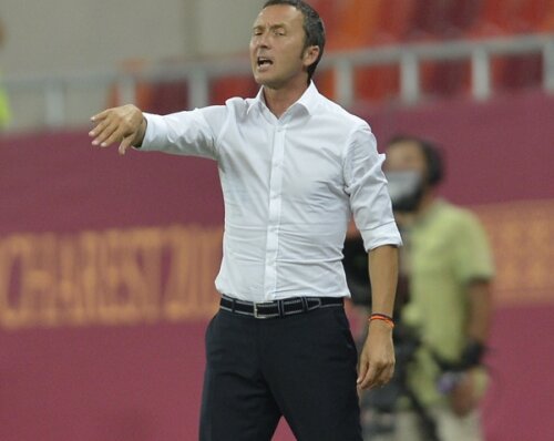 Mihai Stoica a trăit intens primul duel cu slovacii din Trnava (foto: Alex Nicodim)