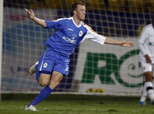 Dan Roman a marcat golul egalizator în meciul cu Bistriţa