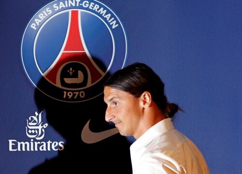 Sosit în intersezon de la Milan, Ibrahimovici ”contribuie” la bugetul lui PSG cu un salariu anual de 14 milioane de euro (foto: Reuters)