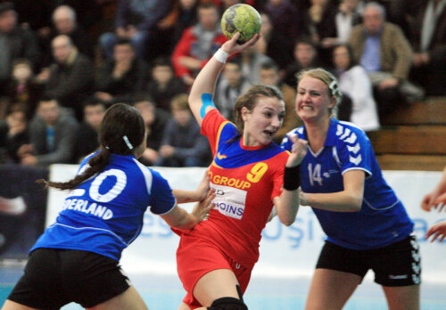 Andreea Pricopi a marcat de 10 ori cu Muntenegru // Foto: MediafaxFoto