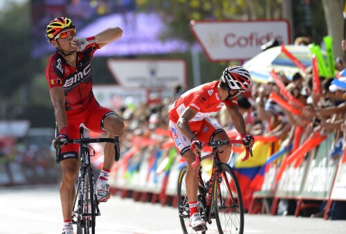 Philippe Gilbert (BMC) și Joaquim Rodriguez (Katusha/dreapta), foto: reuters