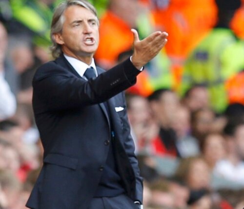 Roberto Mancini nu e mulțumit de achizițiile făcute în vară de City (foto: Reuters)