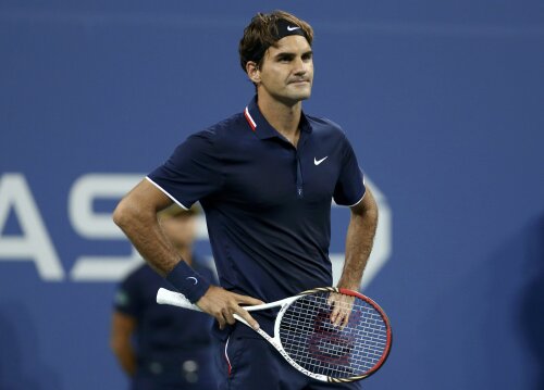 Lui Federer nu-i vine să creadă că a ieșit din US Open (foto: Reuters)