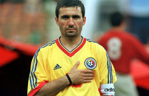 Hagi are 125 de selecţii la echipa naţională şi 35 de goluri