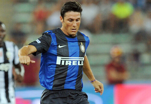 Javier Zanetti este unul dintre cei mai apreciaţi jucători din lotul lui Inter