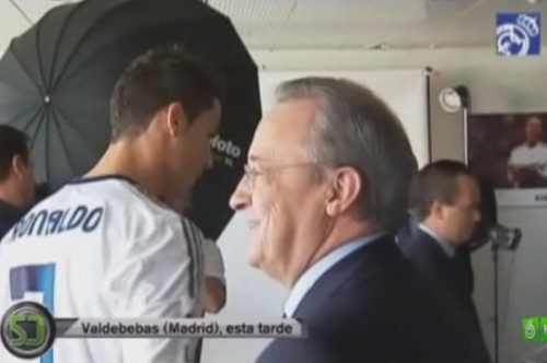 Cristiano Ronaldo și Florentino Perez