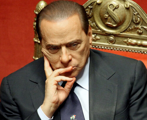 Silvio Berlusconi, dezamăgit de startul echipei sale din acest sezon.