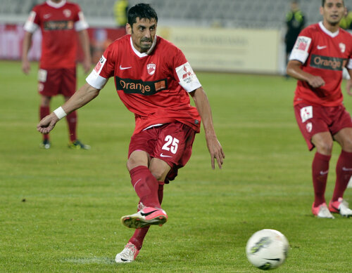 Dănciulescu a deschis scorul în meciul cu U Cluj dintr-o lovitură de pedeapsă.