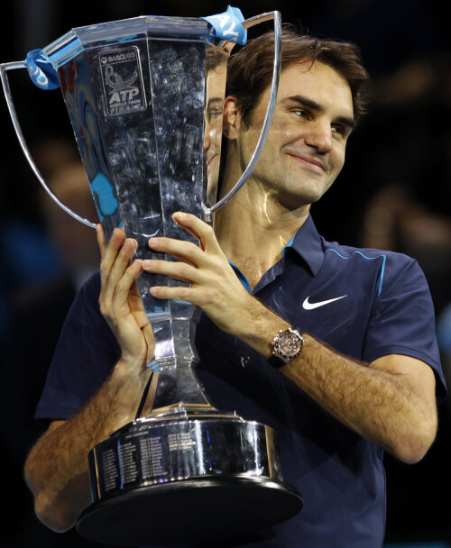 Roger Federer a cîştigat trofeul la Turneul Campionilor în ultimii 2 ani, dar şi în alţi 4 precedenţi // Foto: Reuters