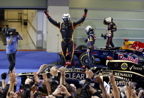 Kimi Raikkonen, la prima cursă cucerită după revenirea în Formula 1.