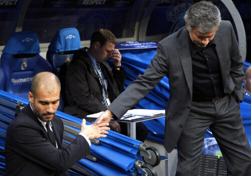 De cîte ori se întîlneau în El Clasico, Guardiola și Mourinho erau precum șoarecele cu pisica