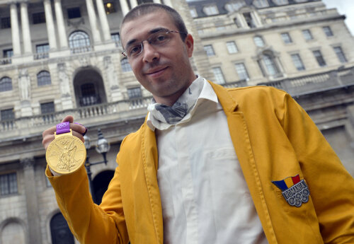 Alin Dumitru a fost medaliat cu aur la Jocurile Olimpice de la Londra.