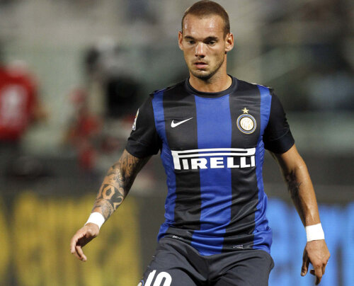 Wesley Sneijder a dat 23 de goluri în 119 partide pentru Inter în toate competițiile din 2009 încoace