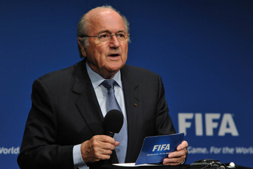 Sepp Blatter, preşedintele FIFA