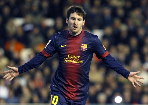 Messi are deja 299 de goluri în tricoul Barcelonei (foto: Reuters)