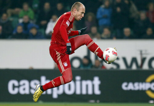 Golul cu Wolfsburg, de sîmbătă, a fost primul pentru Robben în această ediție de campionat! // Foto: Reuters