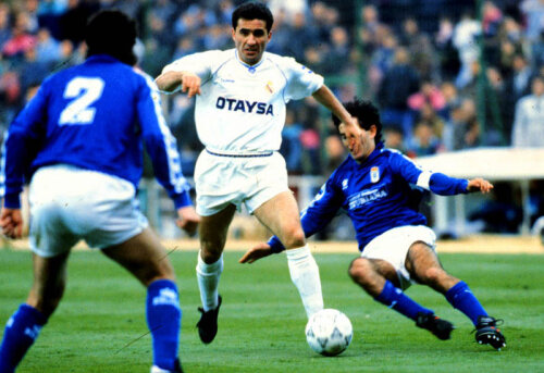 Doi ani a jucat Hagi la Real Madrid (1990-1992), fiind primul său club în străinătate
