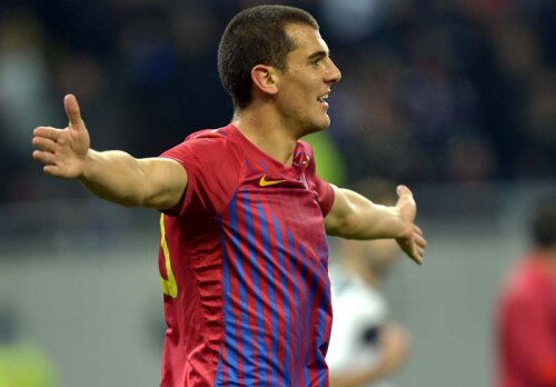 Nikolici a marcat aseară al cincilea său gol pentru Steaua în cele 29 de meicuri jucate în acest sezon în toate competiţiile // Foto: Cristi Preda