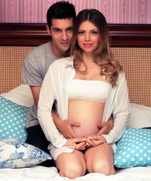 Paul și Ana în așteptarea primului lor copil // Foto: Arhivă personală