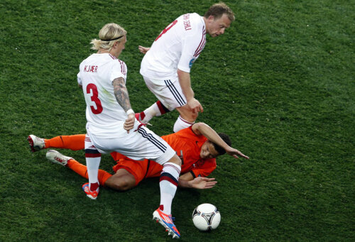 Danemarca i-a aplicat Olanderi, la Euro 2012, ultimul eşec al batavilor într-o partidă oficială contra unui adversar mai slab cotat
