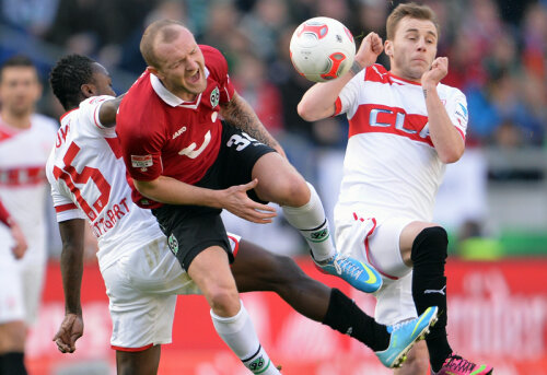 Maxim a devenit indispensabil Stuttgartului. Ieri a fost primul său meci cap-coadă în Bundesliga