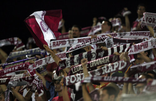 Galeria Rapidului pregăteşte o coregrafie spectaculoasă pentru derby-ul cu Steaua.