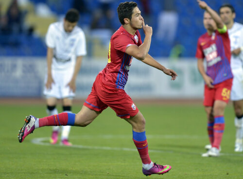 Gabi Iancu, 19 ani, a marcat ieri al doilea său gol în tricoul Stelei