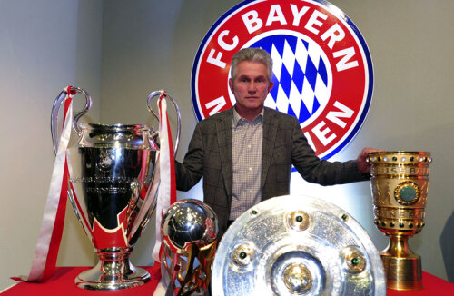 Heynckes și trofeele sale: Champions League, Supercupa, titlul și Cupa Germaniei