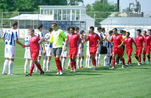 Imagine dintr-un meci al Săgeţii din 2011, an din care datează şi convorbirile în care apare numele echipei // Foto: Ştefan Constantin