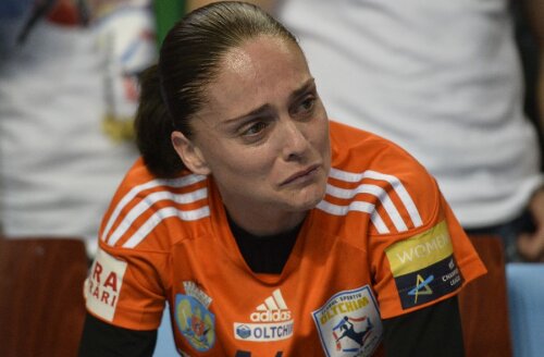 Silvia Navarro, portarul lui Oltchim, a izbucnit în lacrimi după returul cu Gyor