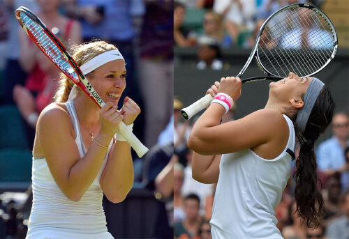 Sabine Lisicki şi Marion Bartoli, cele două finaliste de la Wimbledon 2013