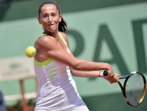 Alexandra Cadanţu, numărul 85 WTA, a mai întîlnit-o pe două ori pe Simona Halep pînă acum, pierzînd ambele meciuri // Foto: Raed Krishan